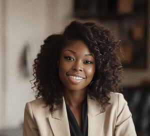 Professional headshot of Jasmine Burch, owner of JB Janitorial Services